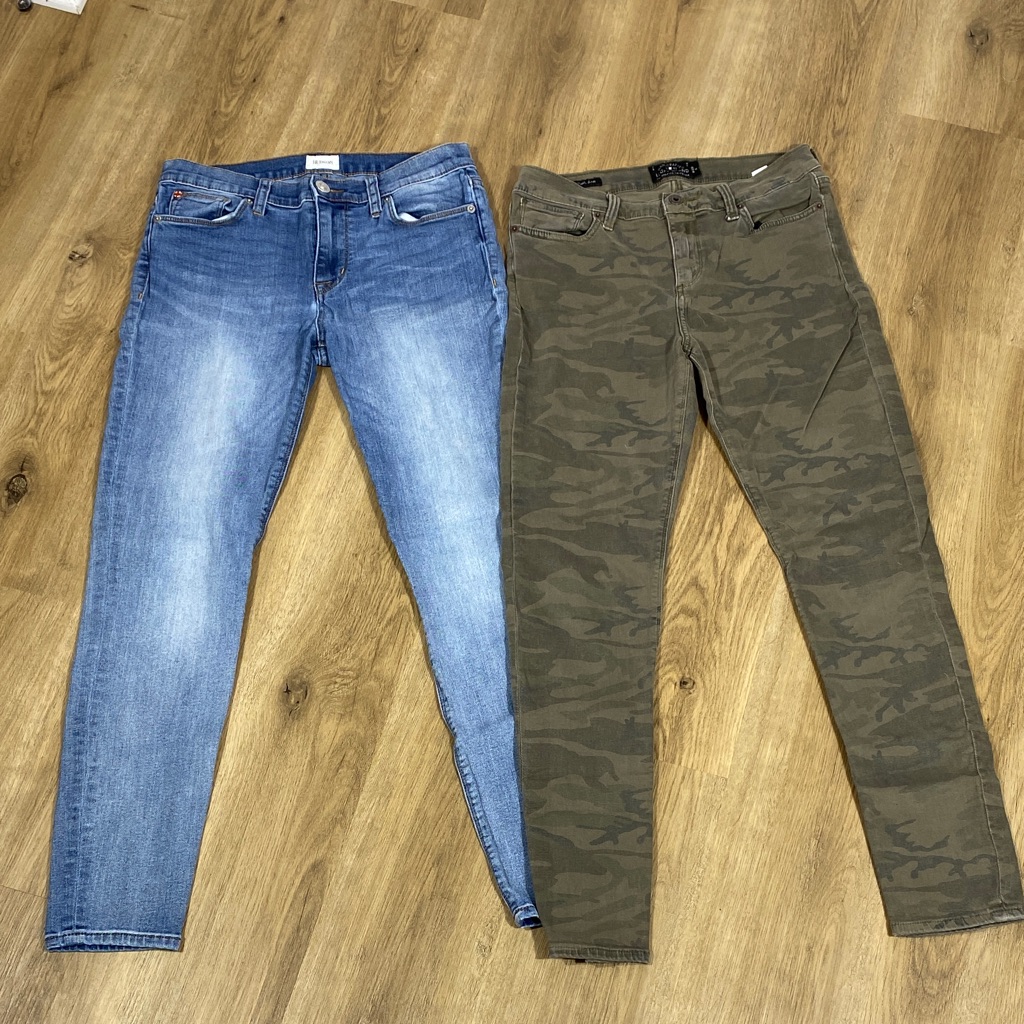 Hudson Blue Jeans And Lucky Brand Camouflage Skinny Jeans